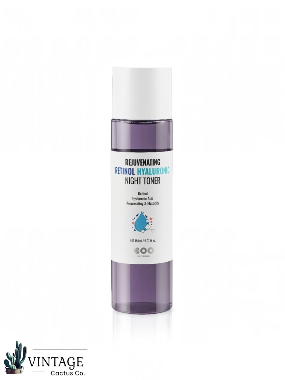 New! DEARBOO Rejuvenating Retinol & Hyaluronic Night Toner Korean Skincare
